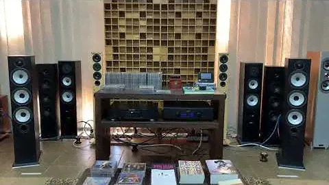 Monitor audio BX6 audio test Madona